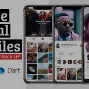 Social User Profiles App Flutter UI Speed Code