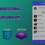 UI Design Tutorial File Explorer App UI HTML CSS BOOTSTRAP
