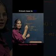 Friend Class In C Friendclass Cpp Oops Friendfunction Prishu Happycoding
