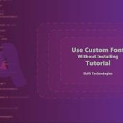 USE CUSTOM FONT WITHOUT INSTALLING PART 1 VB NET C TUTORIALS