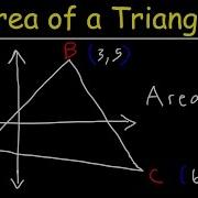 Area Of A Triangle With Vertices Geometry