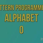 Write A Python Program To Print Alphabet Pattern O Pattern Programming Python Projects
