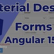 Angular Material Design How To Use Material Design Form In Angular 15 Urdu Hindi