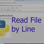 Read File Line By Line In Python