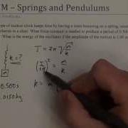 SHM Springs And Pendulums