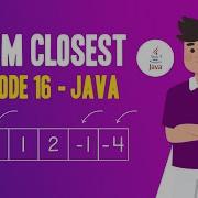 3 Sum Closest Leetcode 16 Java