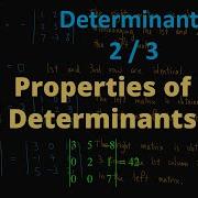 Properties Of Determinants Determinants Of Triangular Matrices Vandermonde Determinants