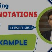 Annotation Example 6 Single Member Annotation
