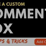 Create A Comment Box Button CSS Comments Box Textarea