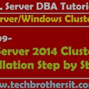 SQL Server DBA Tutorial 09 SQL Server 2014 Cluster Installation