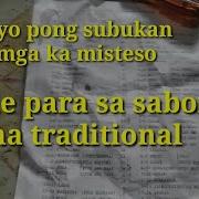 Guide Para SA Traditional Sabong