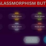 CSS Glassmorphism Button Hover Effects