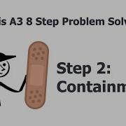 What Is A3 8 Step Problem Solving Step 2 Containment