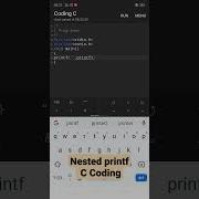 C Coding Tricks Nested Printf Shorts