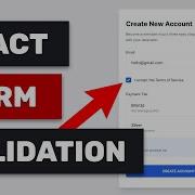 React Form Validation Tutorial 2022 React Hook Form And Zod