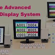 Token Display Queue Management System For 6 Counters Smart Display With Wireless Remote Controller
