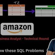Amazon SQL Interview Question 2025 Sr Business Analyst Real Asked Question Full Solution