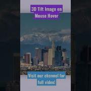 3D Tilt Image On Hover Using Javascript