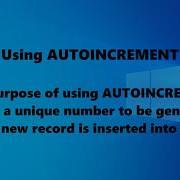 How To Use Autoincrement Using SQLite