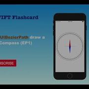Using UIBezierPath To Draw A Compass