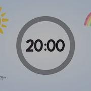 20 Minutes Countdown Timer For Kids With Calming Music Classroom Countdown Timer Study Timer
