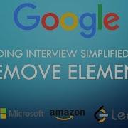 Coding Interview Tutorial 133 Remove Element LeetCode