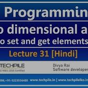 Two Dimensional Array 2D Array In Hindi Multi Dimensional Array In Hindi How 2D Array Works