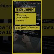 JavaScript Throw Statement EducateKaro Com Shorts