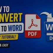 How To Convert PDF To Word FREE Easy Tutorial 2026 PDF To DOCX In Seconds