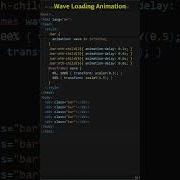 Wave Loading Animation CSS Loader Effect