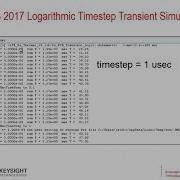 Faster Electro Thermal Simulation With Logarithmic Timestep In ADS