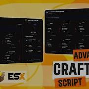 ADVANCED CRAFTING SCRIPT FIVEM QBCORE QBOX AND ESX CRUX STUDIO