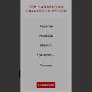 Top 5 Animation Libraries In Python Shorts