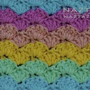 HOW To CROCHET EASY SHELL STITCH Great For Blankets By Naztazia