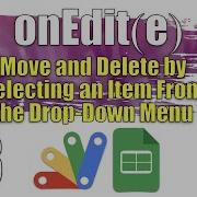 OnEdit E Delete The Row And Move It To Another Sheet By Selecting A Menu Item Apps Script