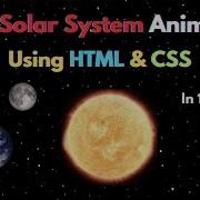 Create Solar System Animation Using HTML CSS In 10 Minutes