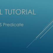 SQL Tutorial EXISTS