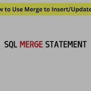 SQL Understanding The Merge Statement With Simple Examples