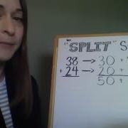 Split Strategy For Double Digit Addition