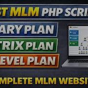 MLM Script Best Mlm Invitation Script Matrix Binary Unilevel Plans Unimatrix Membership