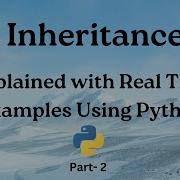 What Is Inheritance Part 2 Of OOPs Concept Explained With Python Efficient Way Of Coding