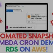 How To Automate RDS Snapshots Using Lambda And Eventbridge Rule