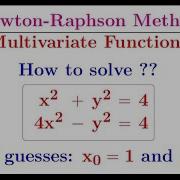 An Amazing Problem On Newton Raphson Method For Multivariate Functions Roots Of Simultaneous Eqns