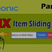 Fix Item Sliding Problem In Ionic Ionic Firebase Tutorial Part 28