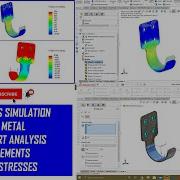 Solidworks Simulation Sheet Metal Pipe Support Analysis In Solidworks Simulation Shell Elements