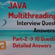 2 Java Multithreading Interview Questions MOST ASKED 3 6 Years Experienced