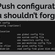I Hope You Have This Git Push Configuration