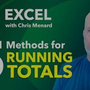 5 Methods For Running Totals In Excel