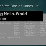 Part 1 Of Chapter 1 Running Hello World Container