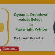 Python Playwright для начинающих 2023 Часть 21 Динамический выбор значений в выпадающем списке